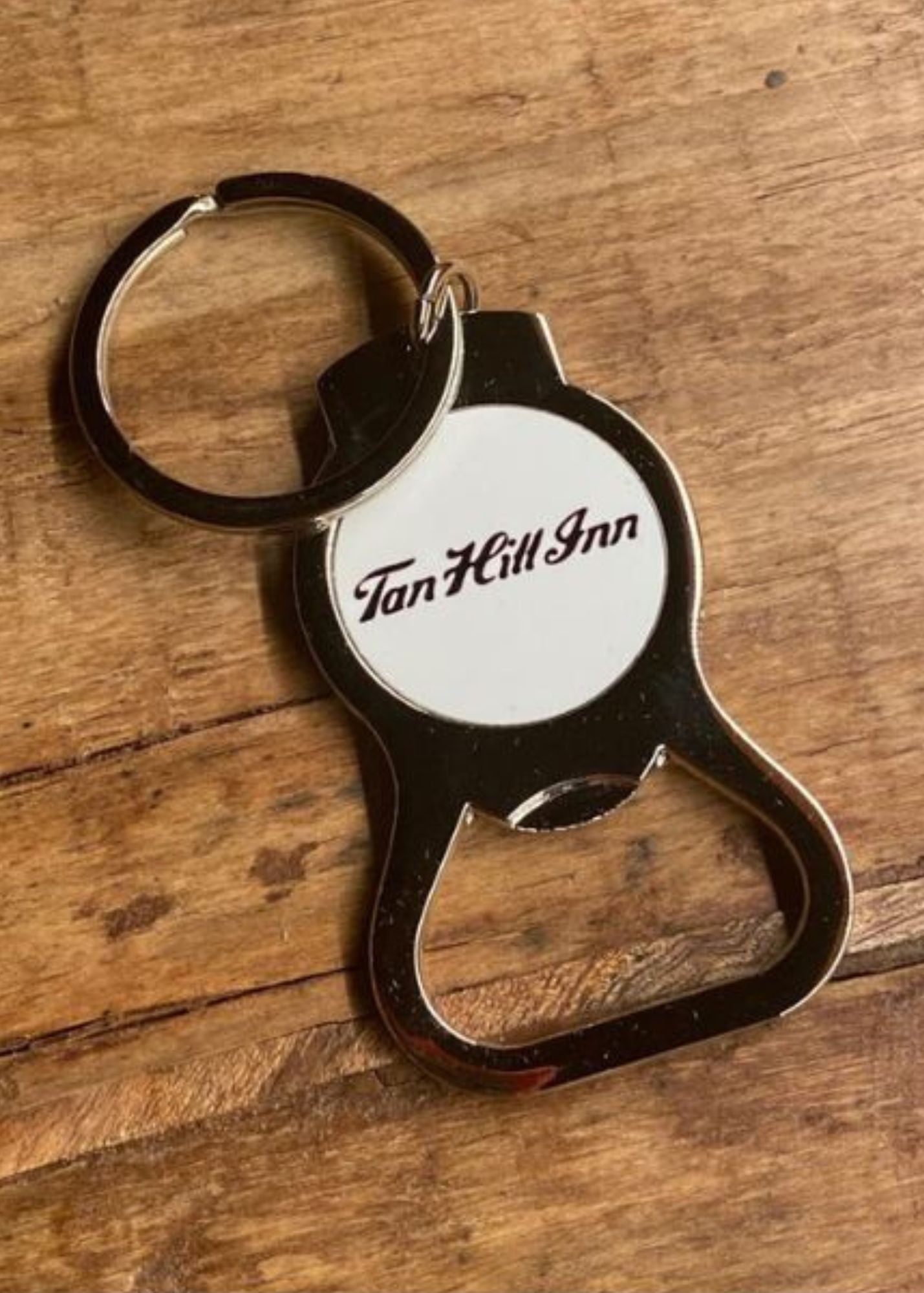 Bottle Opener Keychain - White