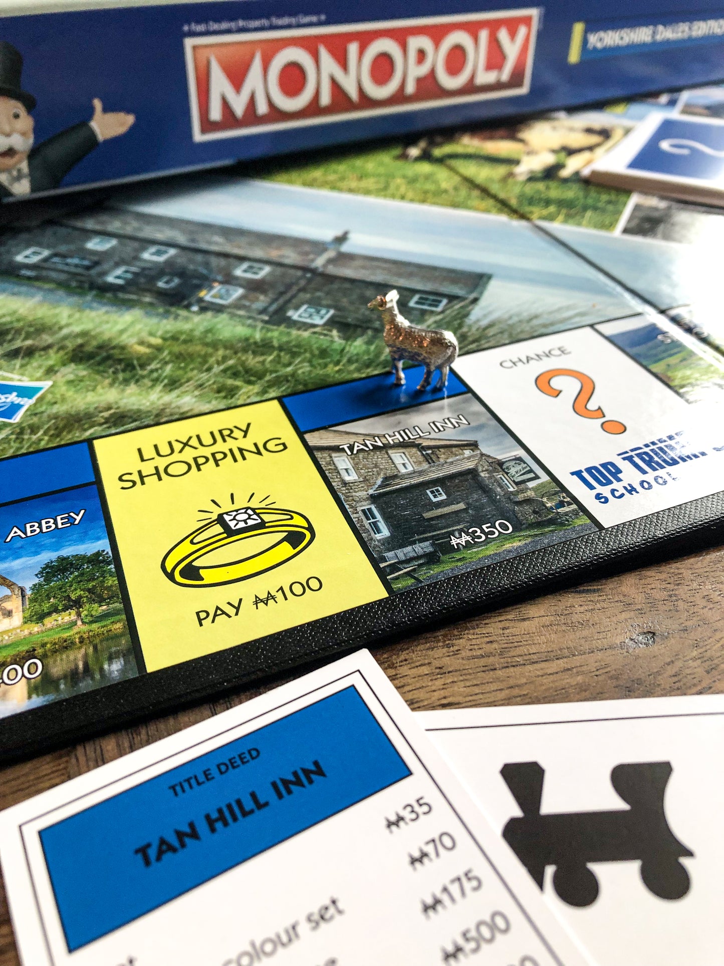 MONOPOLY - 'Yorkshire Dales Edition' featuring The Tan Hill Inn