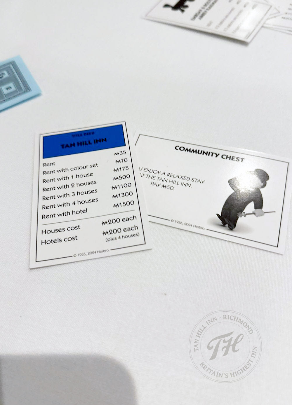 MONOPOLY - 'Yorkshire Dales Edition' featuring The Tan Hill Inn