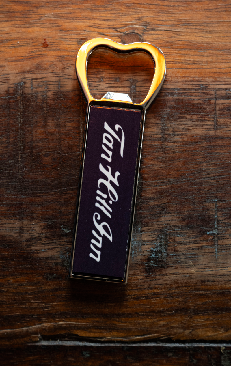 Bottle Opener/Fridge Magnet- Rectangle Black