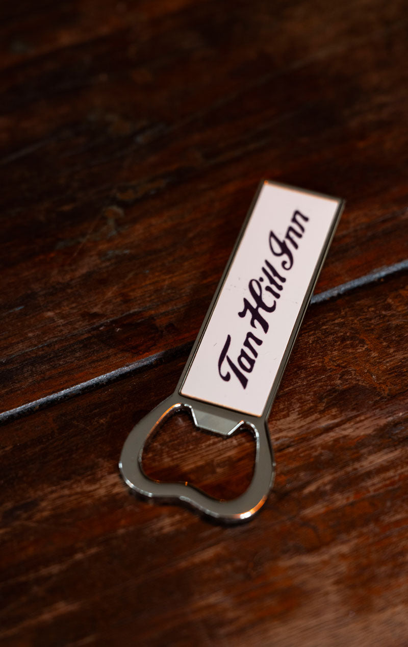Bottle Opener/Fridge Magnet- Rectangle White
