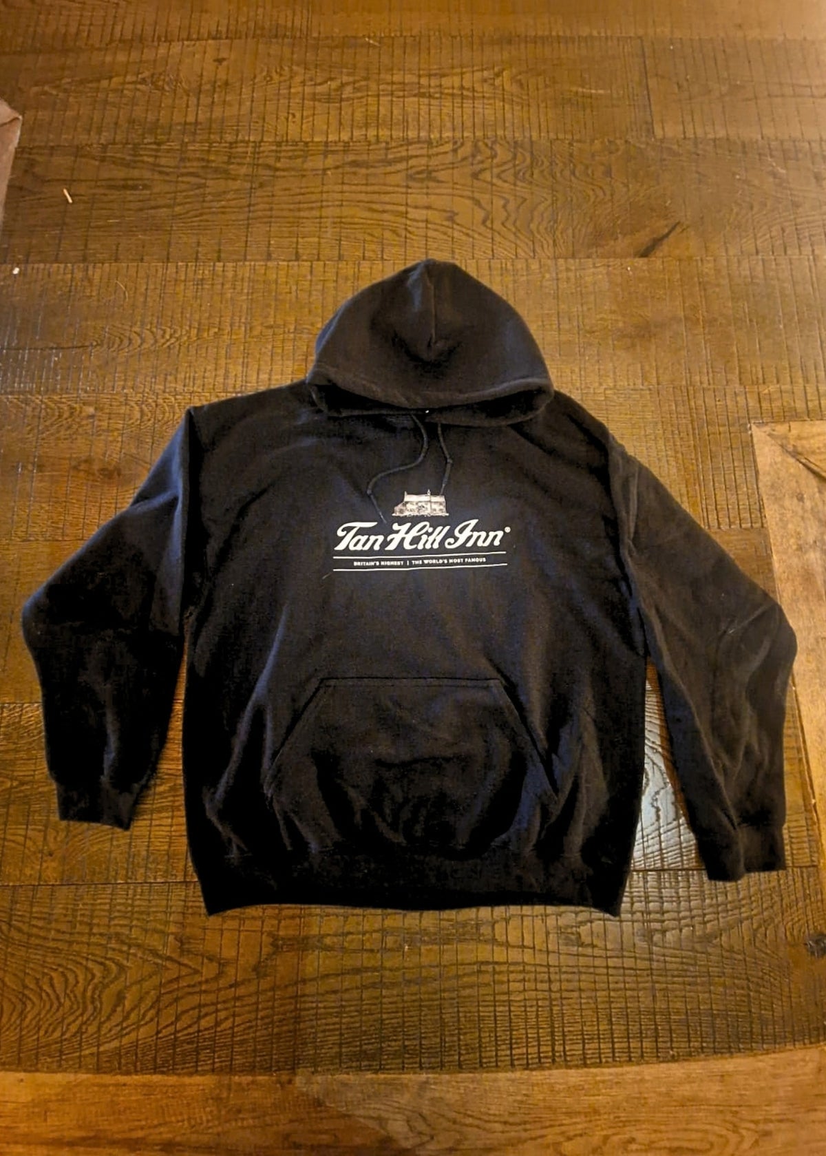 Tan Hill Inn Black Logo Hoodie