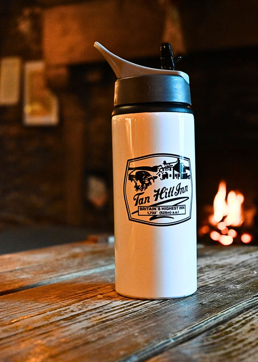 Water Bottle with Tan Hill Badge